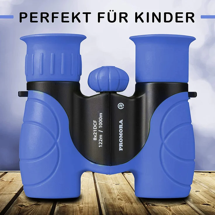 Fernglas für Kinder - Optimales Geschenk für kleine Jungen und Mädchen - Starke Vergrößerung 8X21 – Umfangreiches Set inklusive Lupe & Kompass – Spielzeug für 4 5 6 7 8 Jahre alte Jungen und Mädchen – Bild 3
