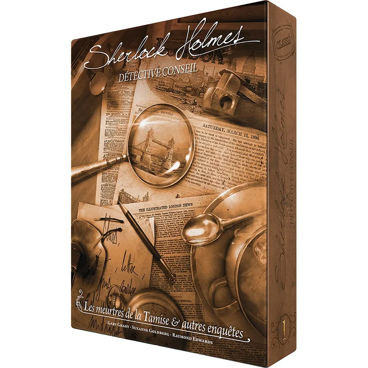 Sherlock Holmes Detektiv-TIPP: Meurde der Tamise & andere Untersuchungen – Asmodee – Gesellschaftsspiel – Ermittlungsspiel – Bild 3