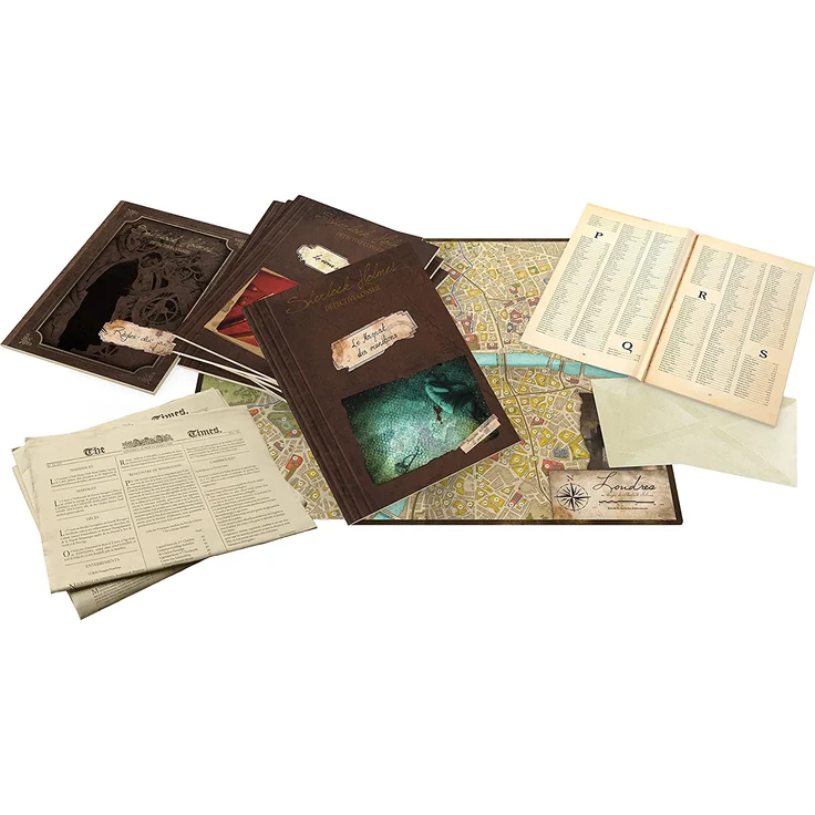 Sherlock Holmes Detektiv-TIPP: Meurde der Tamise & andere Untersuchungen – Asmodee – Gesellschaftsspiel – Ermittlungsspiel – Bild 2