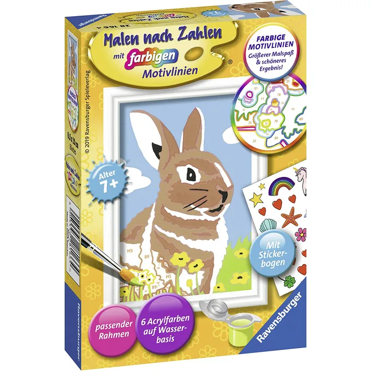Ravensburger Malen nach Zahlen 28166 - Häschen