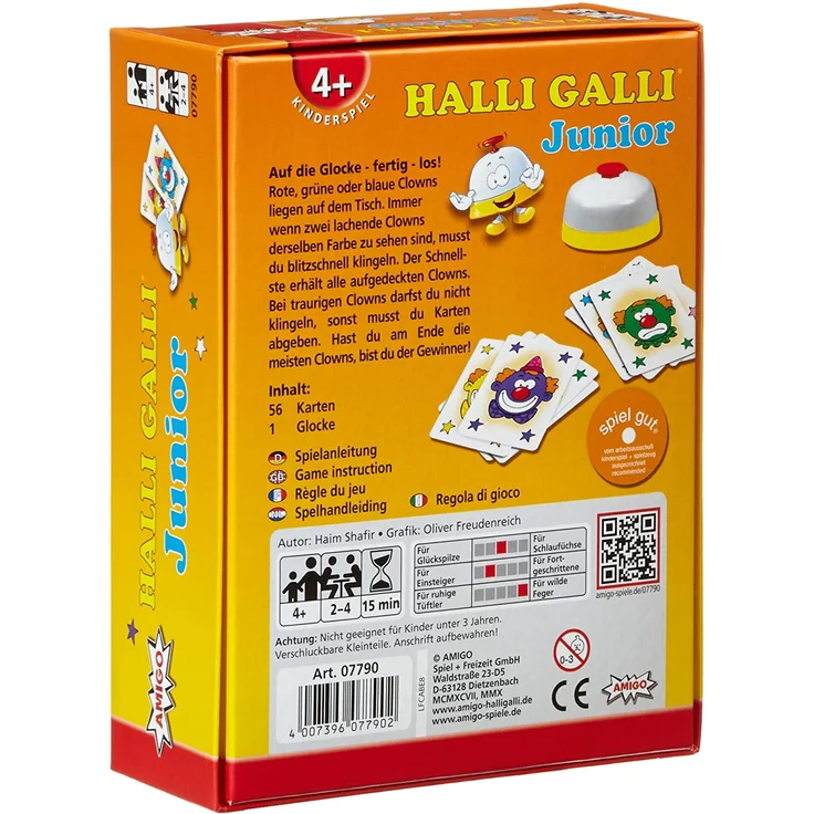 Amigo 7790 - Halli Galli Junior, Kartenspiel – Bild 3