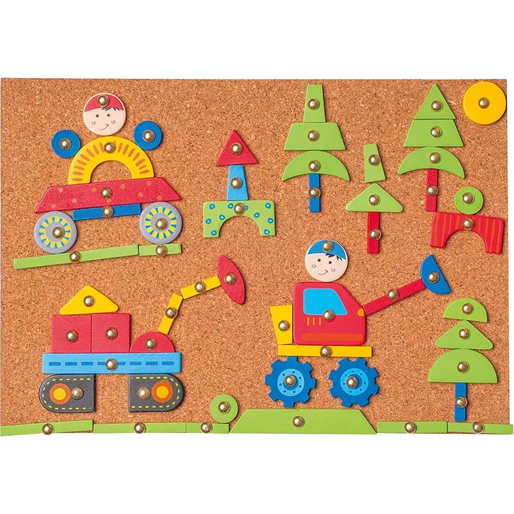 Hape International Woody 91100 Hammerspiel Korkpllate