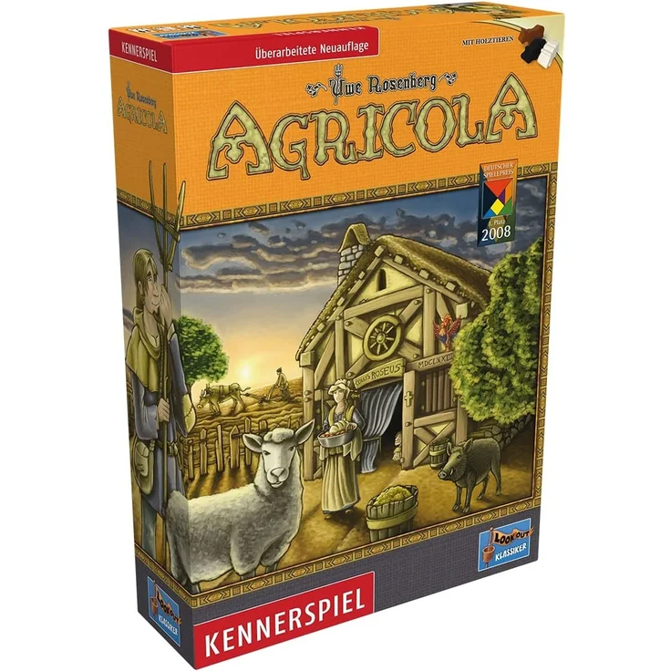 Lookout Games 22160028 - Agricola, Kennerspiel von Uwe Rosenberg – Bild 1