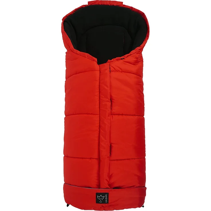 Kaiser Naturfelle 6570833 - Fußsack 'Iglu Thermo Fleece', Farbe: rot, universell einsetzbar – Bild 1