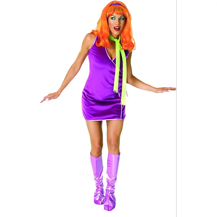 KULTFAKTOR GmbH Scooby-DOO Damenkostüm Daphne lila-pink Einheitsgröße
