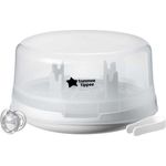 Tommee Tippee Sterilisator, Mikrowellen-Dampfsterilisator für Babyflaschen, 4-Minuten-Sterilisationszyklus