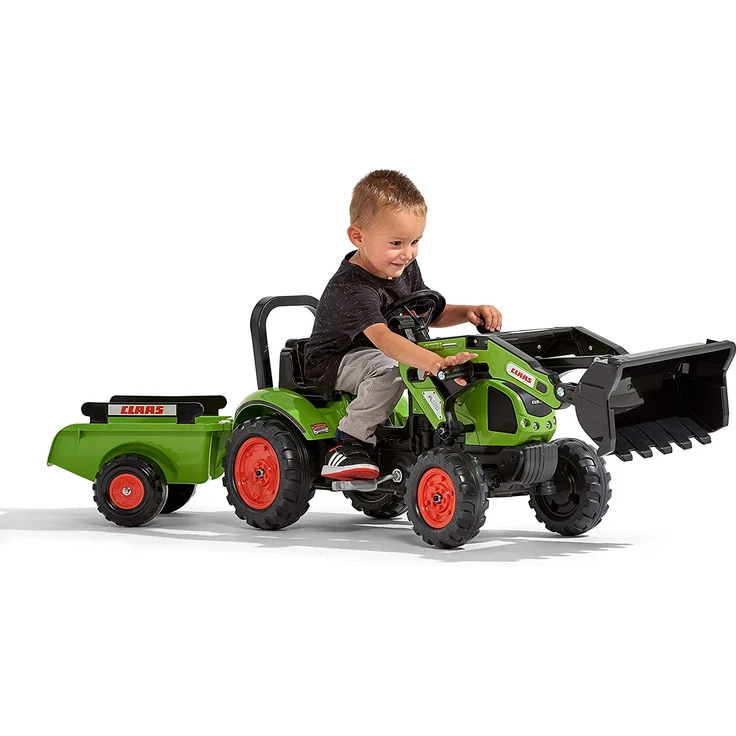 Falquet & CIE – 2040 am – Baggerlader Claas Arion 410 + Bügel + Anhänger - Preisvergleich – Bild 3