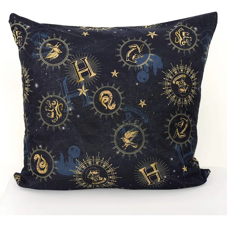 Harry Potter Wende Bettwäsche Hogwarts Wappen 2tlg 135 x 200 cm 80 x 80 cm – Bild 6