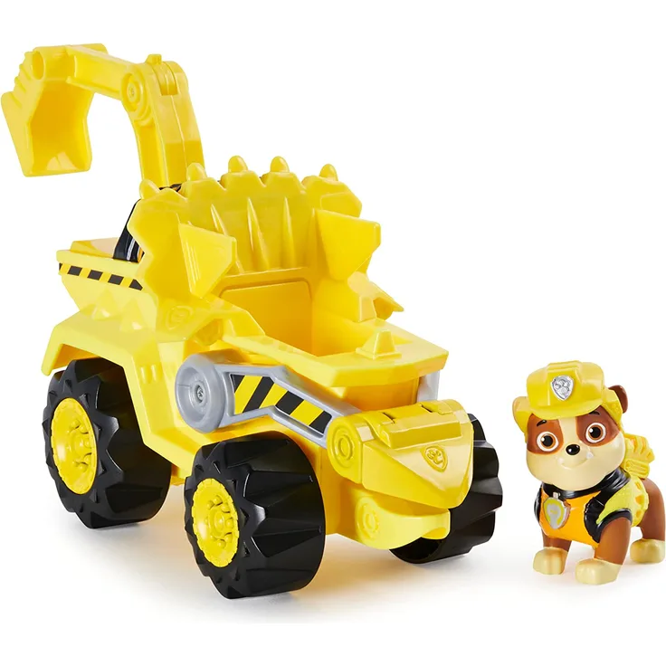 PAW PATROL SPINMASTER – 6059519 Dino Rescue – Rubble – Set Charakter & Deluxe Fahrzeug