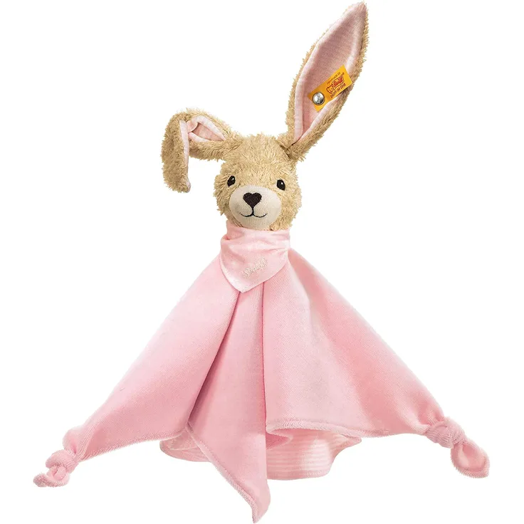 Steiff 237546 Hoppel Schmusetuch 28 rosa Hase