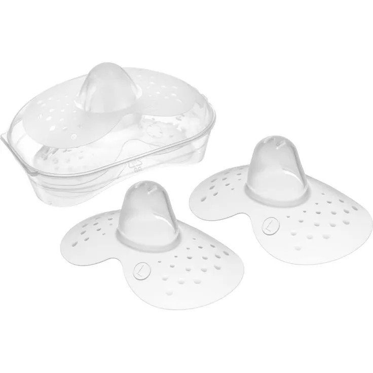 Mam Stillhütchen aus Silikon, Größe 2 - Nippel mittel/groß 23 mm, Doppelpack.