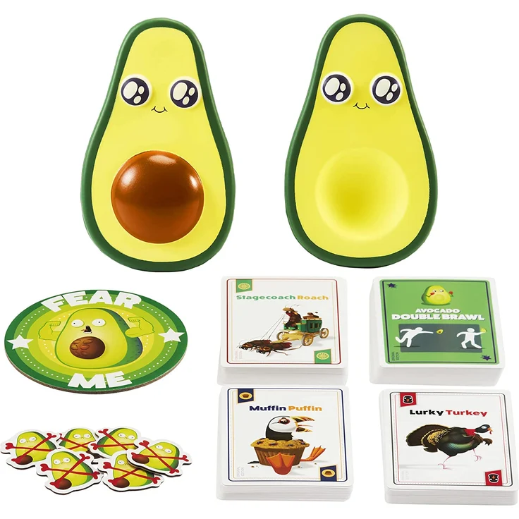 Throw Throw Avocado by Exploding Kittens - A Dodgeball Card Game - Family-Friendly Party Games - Card Games for Adults, Teens & Kids - 2-6 Players – Bild 6