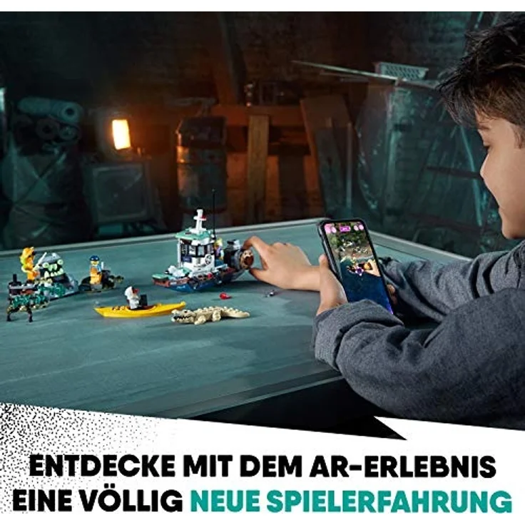 LEGO 70419 Hidden Side Gekenterter Garnelenkutter Kinderspielzeug, Augmented Reality Funktionen – Bild 2