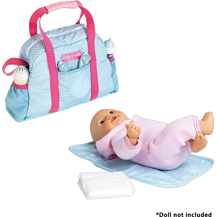 Wickeltasche mit Zubehör für Puppen – Bild 3
