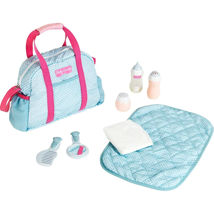 Wickeltasche mit Zubehör für Puppen