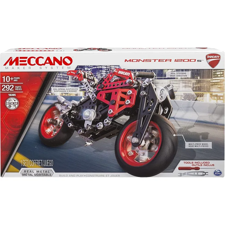 MECCANO Spin Master 6027038 Ducati Motorad Lizenzmodell