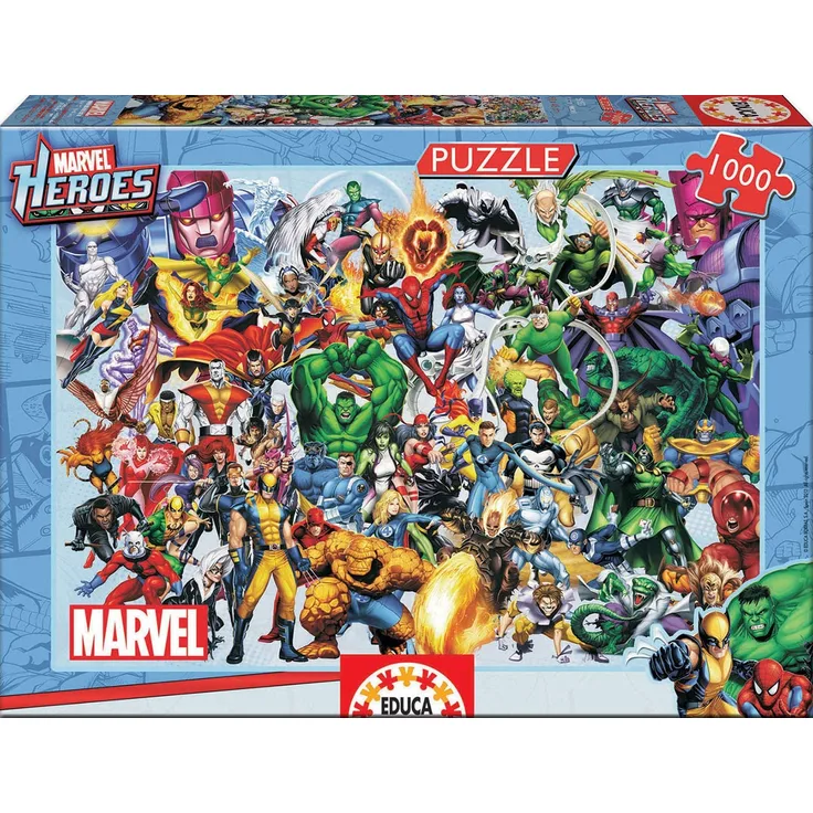Educa 15193 - Puzzle - Marvel Helden, 1000-Teilig