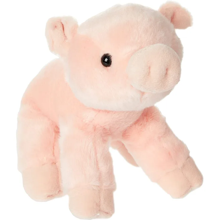 Aurora, 12767, Mini Flopsies Percy Schwein, 20cm, Plüschtier, pink