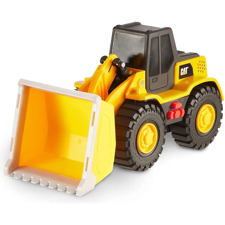 Caterpillar by Funrise 82286 Caterpillar, CAT Tough Machines Frontlader Baufahrzeug, Gelb Schwarz