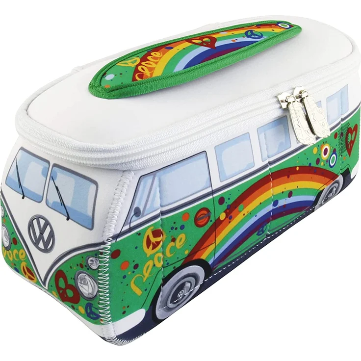VW Bulli T1 3D Neopren Mäppchen grün – Bild 2