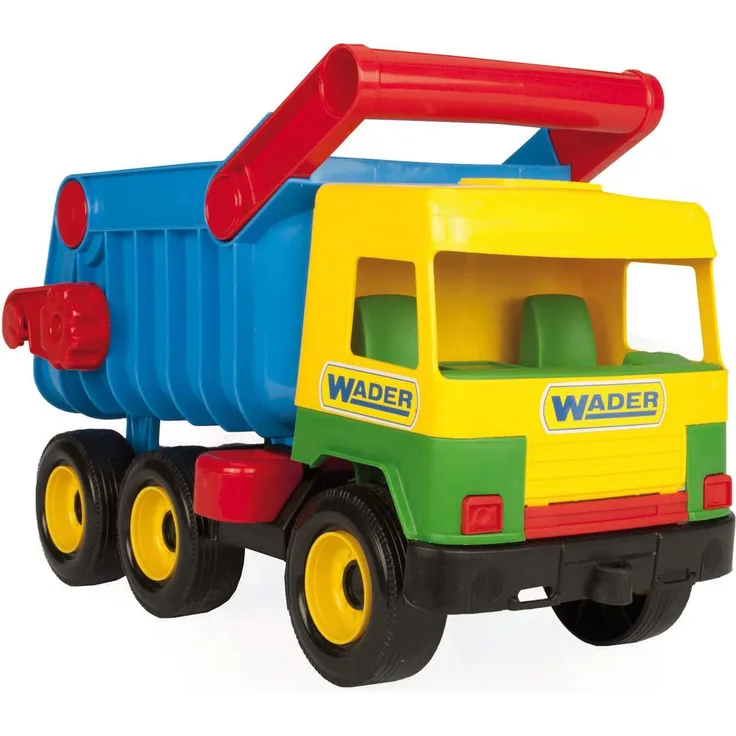 Wader 32051 - Middle Truck Kipper mit arretierbarer Mulde, ab 12 Monaten, ca. 38 cm