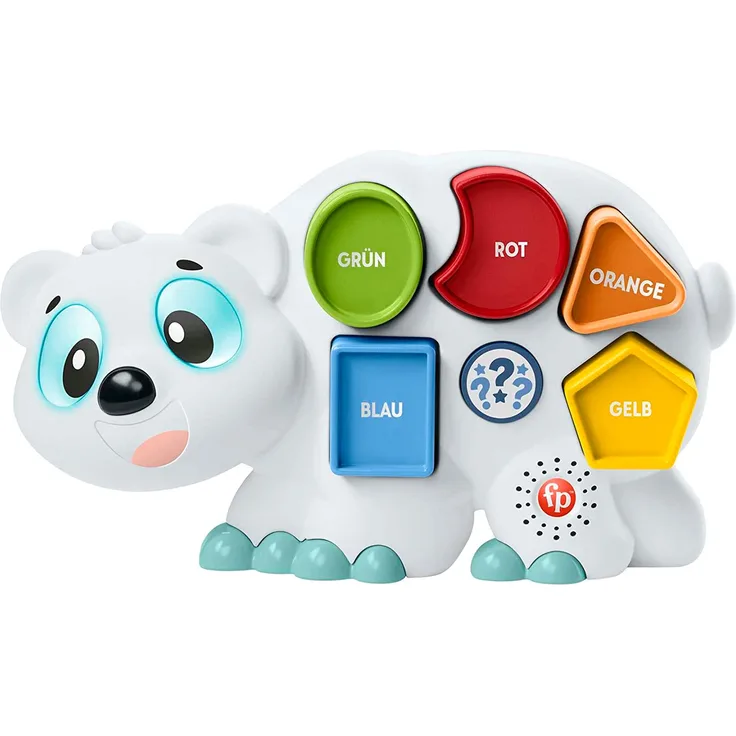 Mattel HJR15 BlinkiLinkis Formen Eisbär, Kleinkinderspielzeug, deutsche Ausgabe