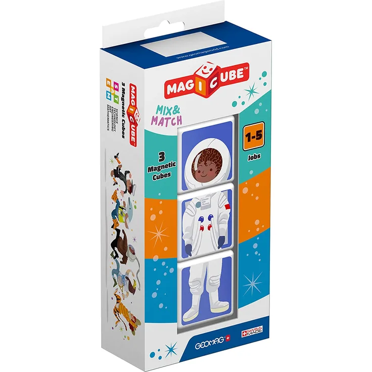 Spielset MagiCube Jobs 4,5 x 20 x 9 cm 3-teilig
