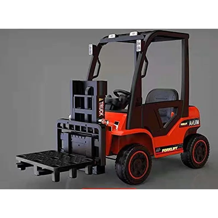 Kinderauto - Elektro Gabelstabler - 12V7AH Akku, 2 Motoren + 2,4Ghz Rot