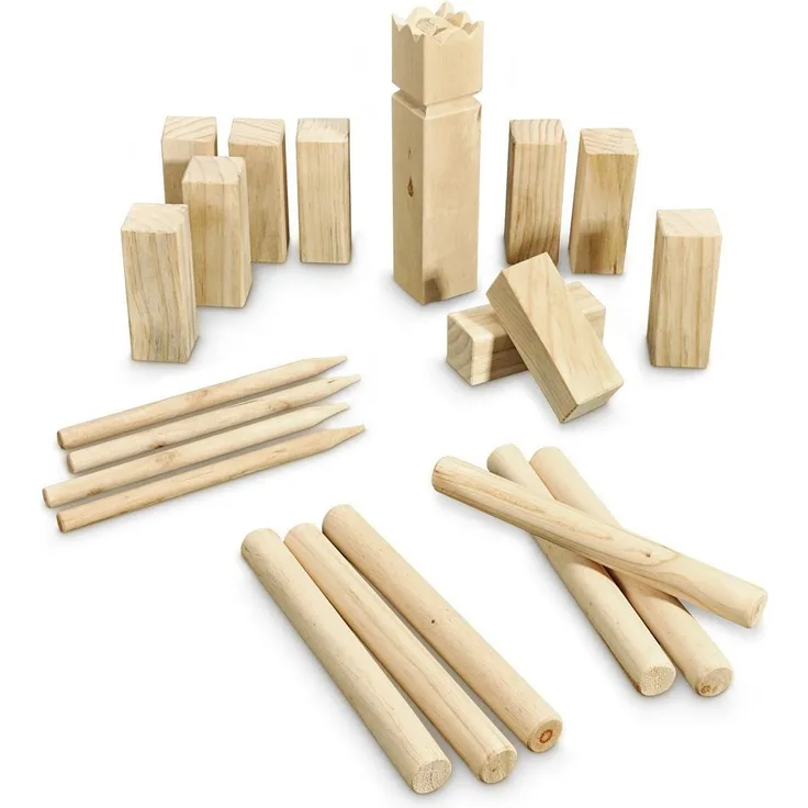 Kubb / Wikingerschach - Geschicklichkeitsspiel aus Holz