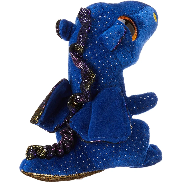 TY 36879 Blue Dragon Saffire, Drache dunkelblau 15cm, mit Glitzeraugen, Glubschi's, Beanie Boo's, 15 cm – Bild 2