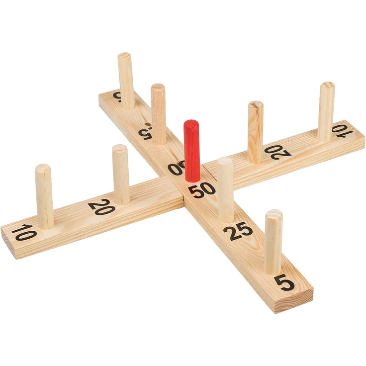 Idena Ringwurfspiel Holz – Bild 2