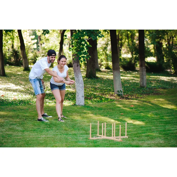 Idena Ringwurfspiel Holz – Bild 6