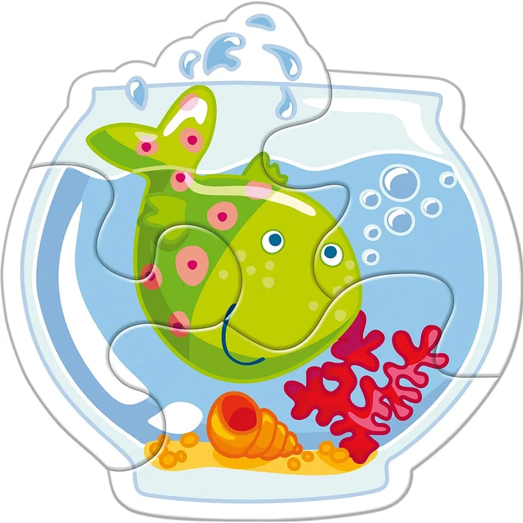 Haba 3902 - 6 Erste Puzzles, Haustiere, Puzzle mit 6 niedlichen Tiermotiven für Kinder ab 2 Jahren, mit Holzfigur zum freien Spiel - Preisvergleich – Bild 8