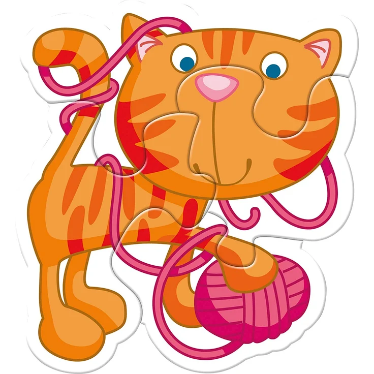 Haba 3902 - 6 Erste Puzzles, Haustiere, Puzzle mit 6 niedlichen Tiermotiven für Kinder ab 2 Jahren, mit Holzfigur zum freien Spiel - Preisvergleich – Bild 6