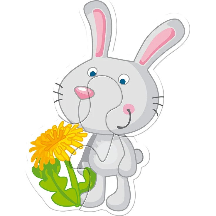 Haba 3902 - 6 Erste Puzzles, Haustiere, Puzzle mit 6 niedlichen Tiermotiven für Kinder ab 2 Jahren, mit Holzfigur zum freien Spiel - Preisvergleich – Bild 4