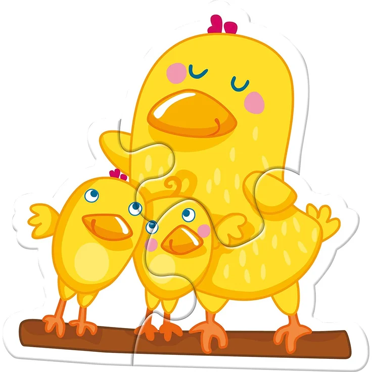 Haba 3902 - 6 Erste Puzzles, Haustiere, Puzzle mit 6 niedlichen Tiermotiven für Kinder ab 2 Jahren, mit Holzfigur zum freien Spiel - Preisvergleich – Bild 5