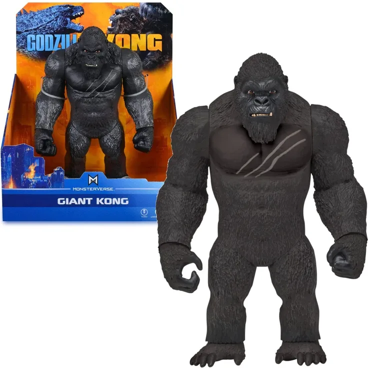 MonsterVerse MNG07310 Godzilla vs Giant King Kong, 28 cm, Mehrfarbig