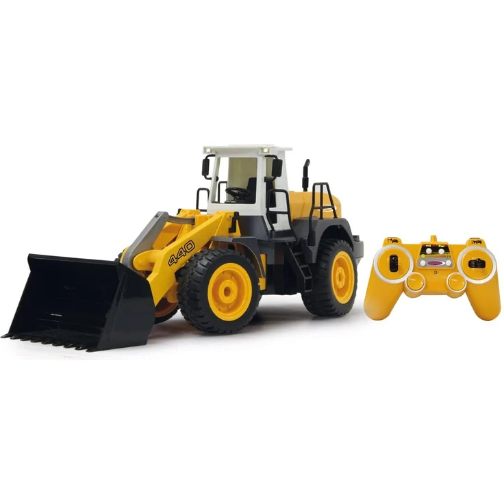 Jamara 410005 - Radlader 440 1:20 2,4G - Schaufel heben / senken / abkippen, realistischer Motorsound (abschaltbar), programmierbare Funktionen, Blinker, Autoabschaltfunktion, 2 Radantrieb – Bild 1