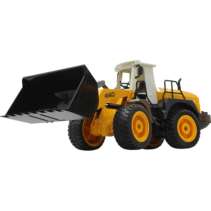 Jamara 410005 - Radlader 440 1:20 2,4G - Schaufel heben / senken / abkippen, realistischer Motorsound (abschaltbar), programmierbare Funktionen, Blinker, Autoabschaltfunktion, 2 Radantrieb – Bild 6