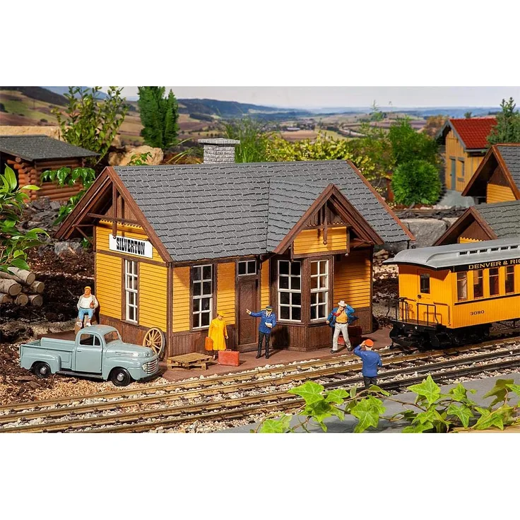 Pola 330850 Amerikanischer Bahnhof Silverton - Spur G - Neu - OVP