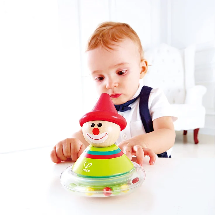 Hape E0015 Roly-Poly Toy (Multi-Colour) Wackel-Ralph-Stehaufmännchen – Bild 3