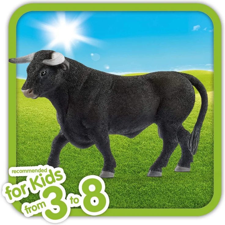 Schleich Spielfigur Schwarzer Stier – Bild 2