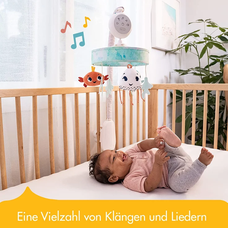 Tiny Love Treasure the Ocean Luxe – Musik-Mobile, Kinderbett-Mobile mit Melodien, Musik-Mobile, Kinderbettspielzeug für Neugeborene, 0m+ – Bild 4