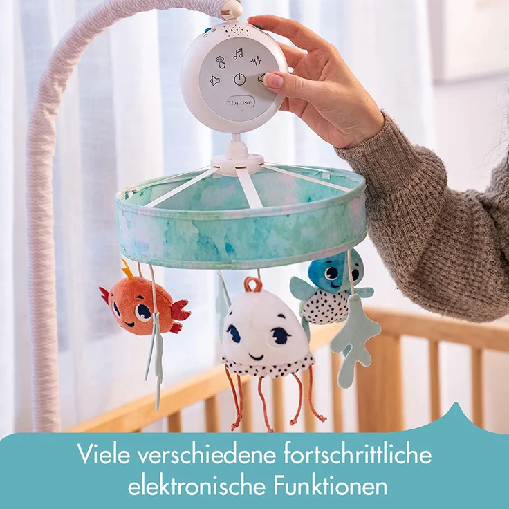 Tiny Love Treasure the Ocean Luxe – Musik-Mobile, Kinderbett-Mobile mit Melodien, Musik-Mobile, Kinderbettspielzeug für Neugeborene, 0m+ – Bild 5