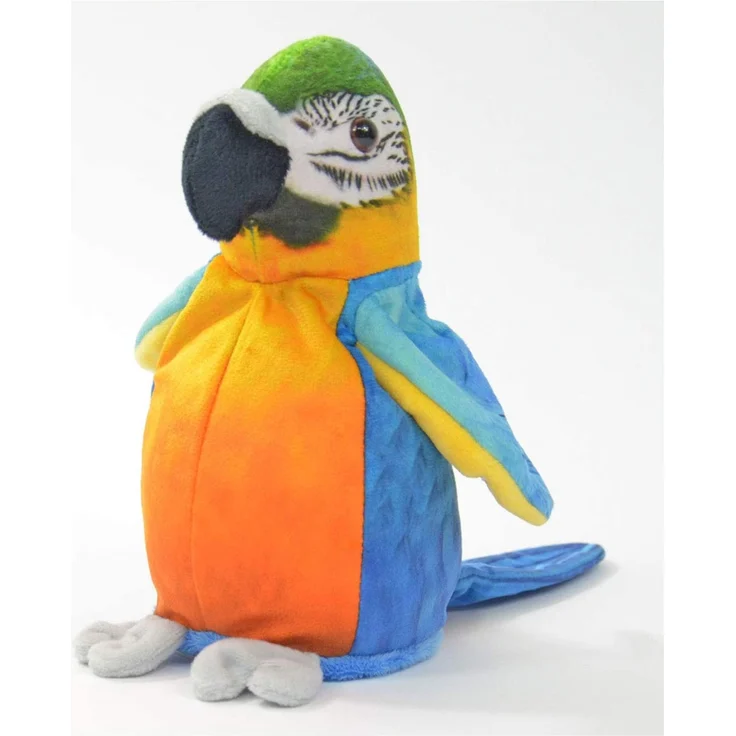 Kögler 75956 - Laber Papagei Sunny, Labertier mit Aufnahme- und Wiedergabefunktion, plappert alles witzig nach und bewegt sich, ca. 21 cm groß, ideal als Geschenk für Jungen und Mädchen - Preisvergleich – Bild 1