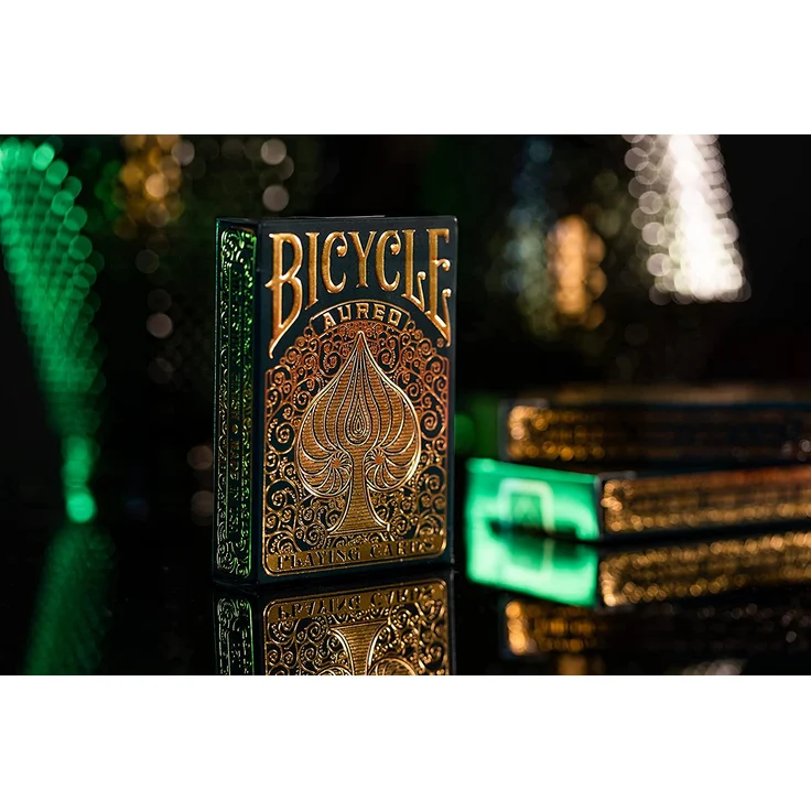 Fournier 1042051 Bicycle Aureo Poker Kartenspiel, Gold – Bild 5