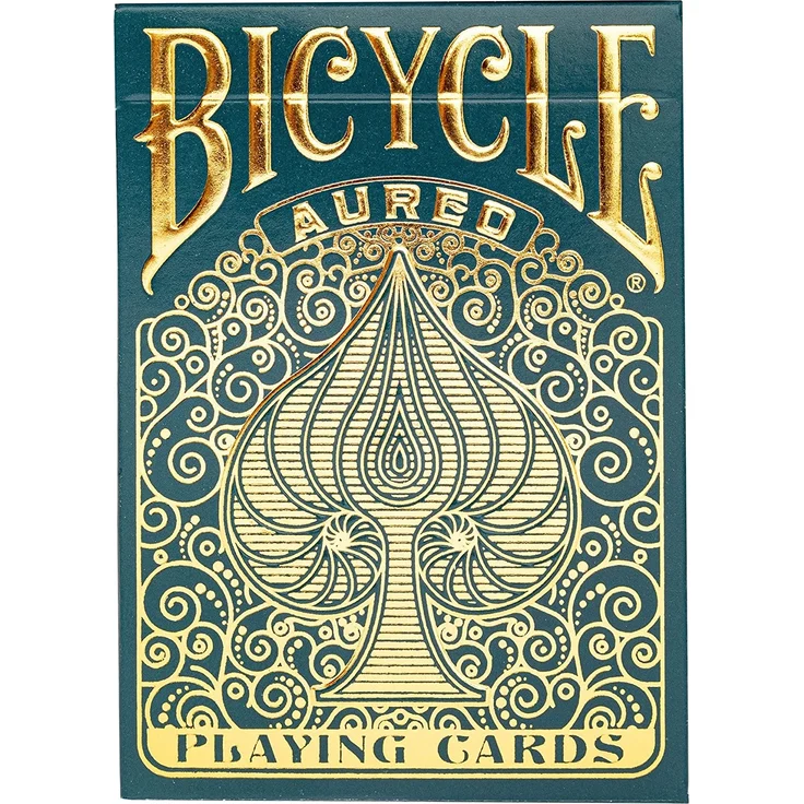 Fournier 1042051 Bicycle Aureo Poker Kartenspiel, Gold – Bild 2