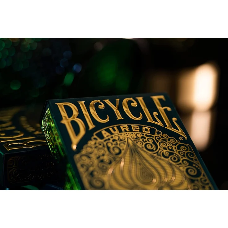 Fournier 1042051 Bicycle Aureo Poker Kartenspiel, Gold – Bild 6