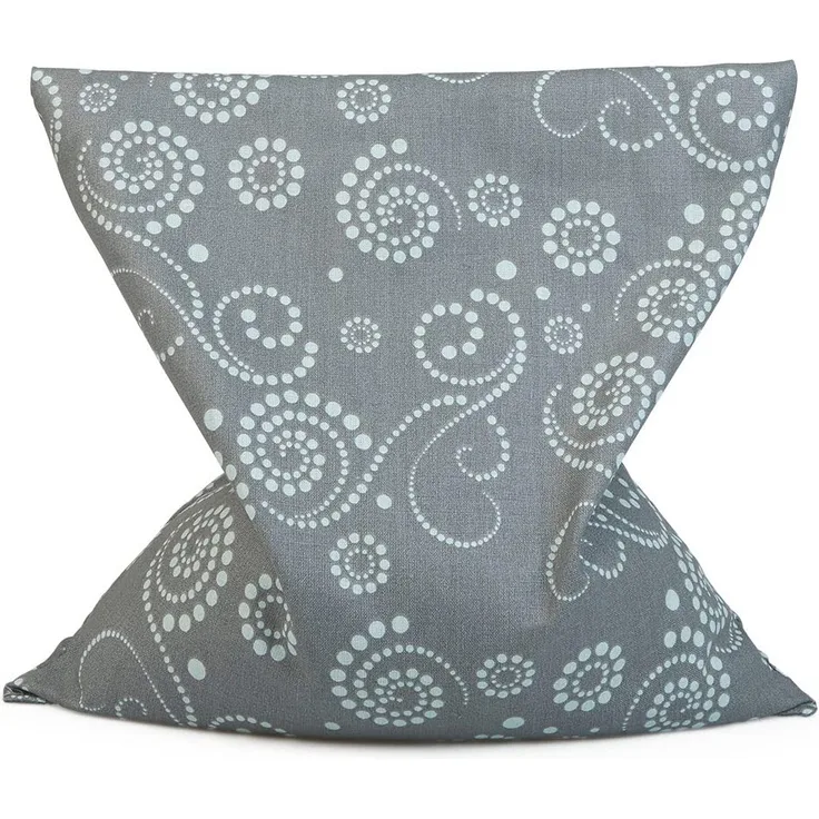 GRÜNSPECHT Bio-Rapssamen-Kissen 22x24cm, Wärmekissen für Nacken, Bauch & Rücken, Bezug aus 100% Baumwolle (kbA), für Mikrowelle & Backofen, grau (668-V1)
