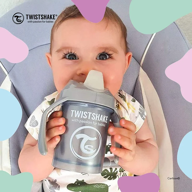 Twistshake Mini Cup 230ml 4+m Pastel Grey – Bild 10